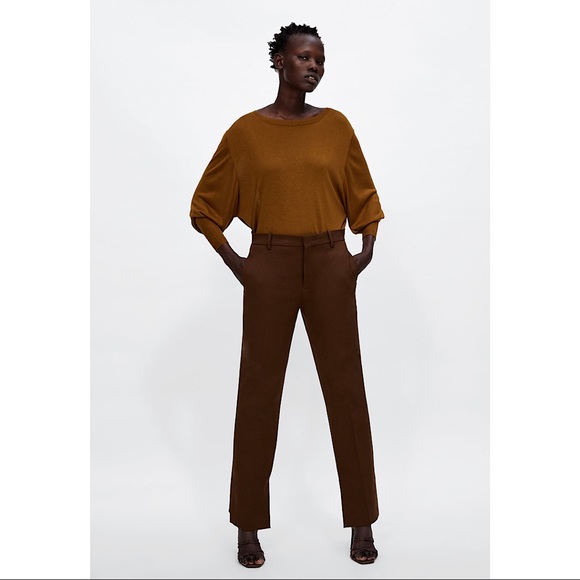 Zara Tops - Zara Ocher Puff Sleeved Sweater